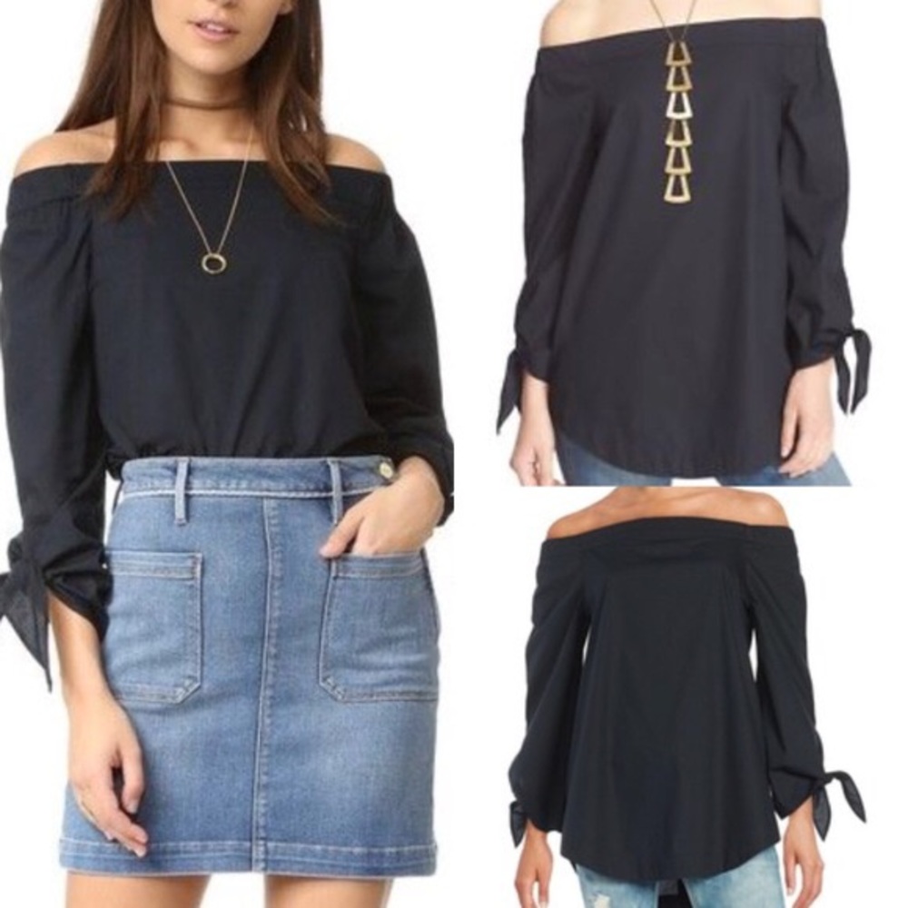 Free People Off the Shoulder Cotton Tunic
